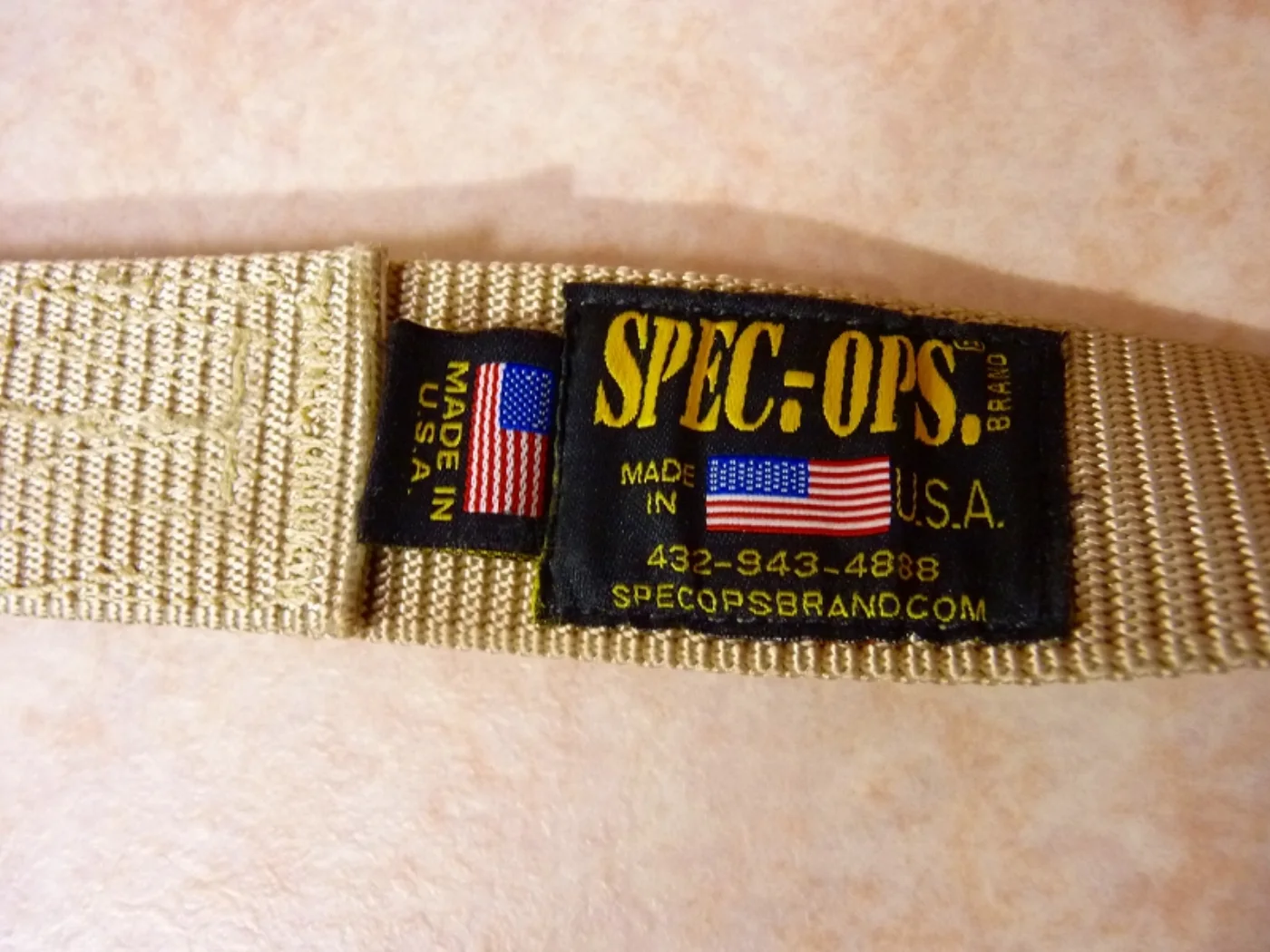 ミリタリーショップ 南国百貨店.COM|沖縄 SPEC-OPS CQBベルト TAN 100cm [ZZ Q-1543] 記録写真4