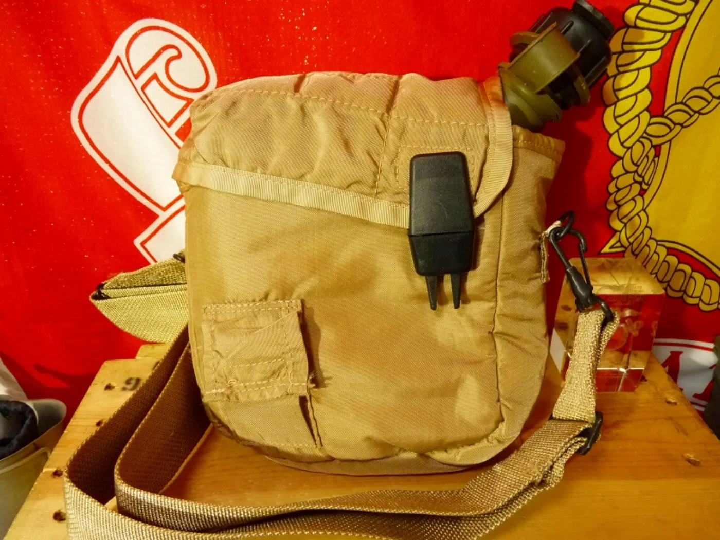 ミリタリーショップ 南国百貨店.COM|沖縄 TANカラーの２QT(クォート) 約２リットル キャンティーン（水筒） [ 記録写真2