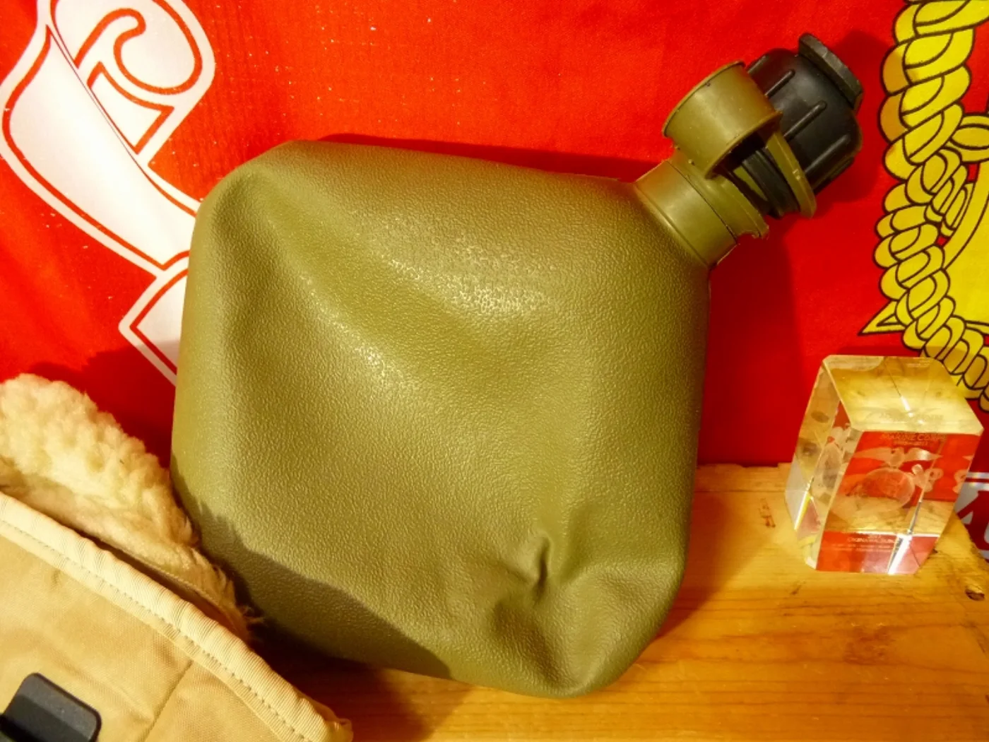 ミリタリーショップ 南国百貨店.COM|沖縄 TANカラーの２QT(クォート) 約２リットル キャンティーン（水筒） [ 記録写真5