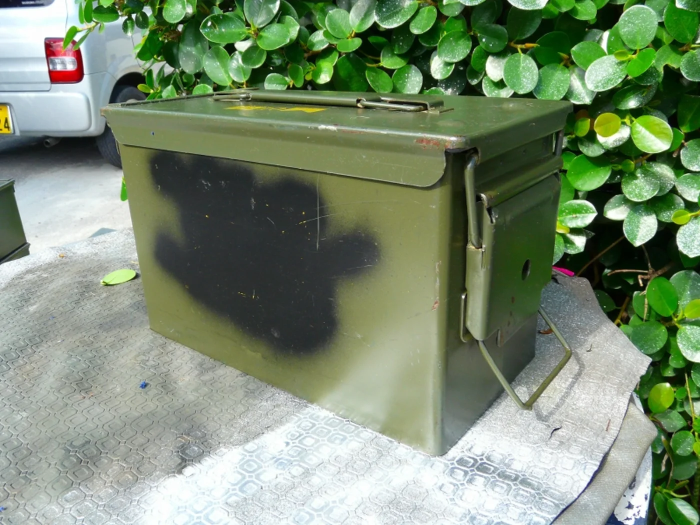 ミリタリーショップ 南国百貨店.COM|沖縄 アーモボックス 約27.5x15.5x18.5cm 中古 [ZZ B-12 記録写真2