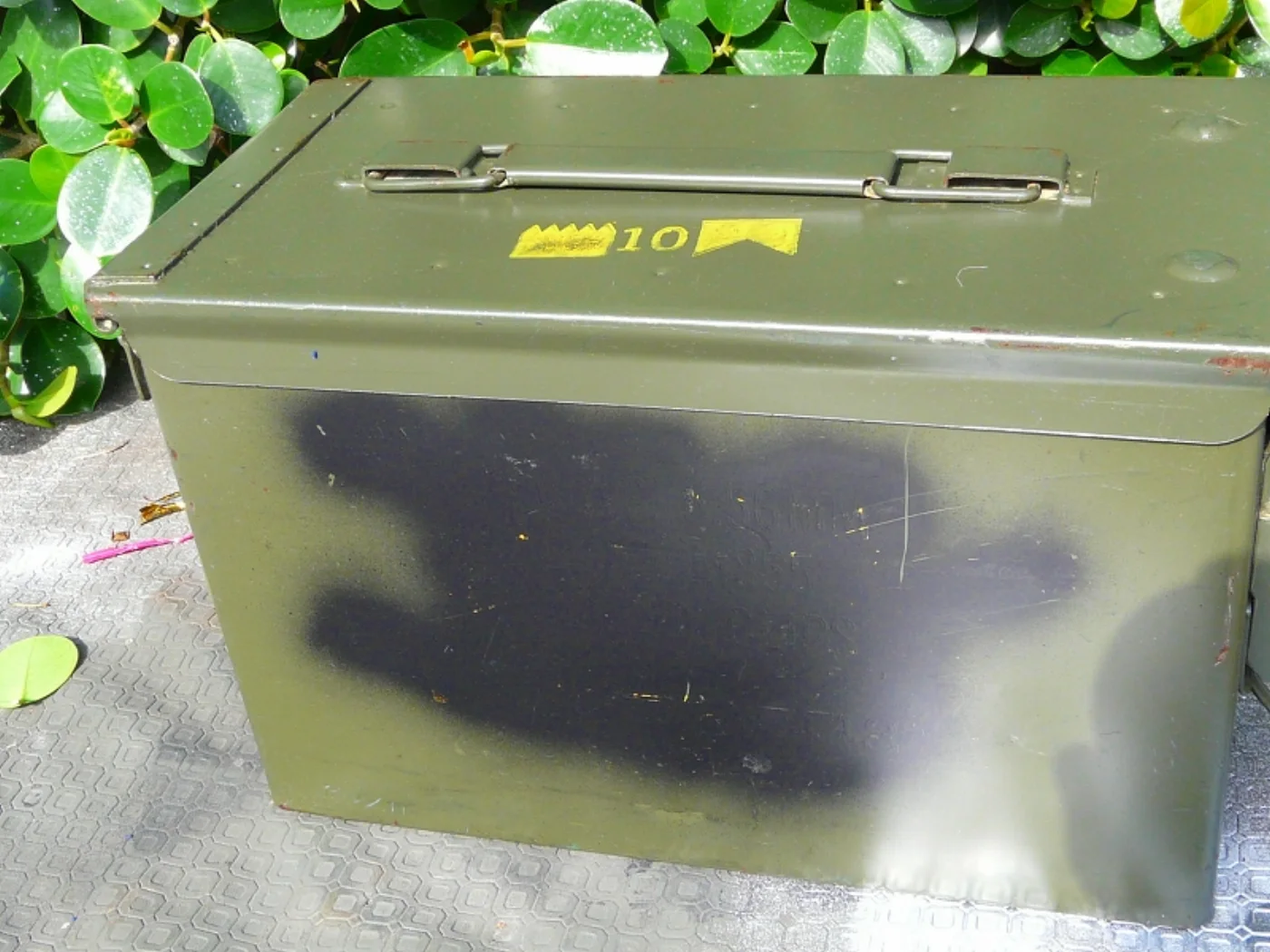 ミリタリーショップ 南国百貨店.COM|沖縄 アーモボックス 約27.5x15.5x18.5cm 中古 [ZZ B-12 記録写真3