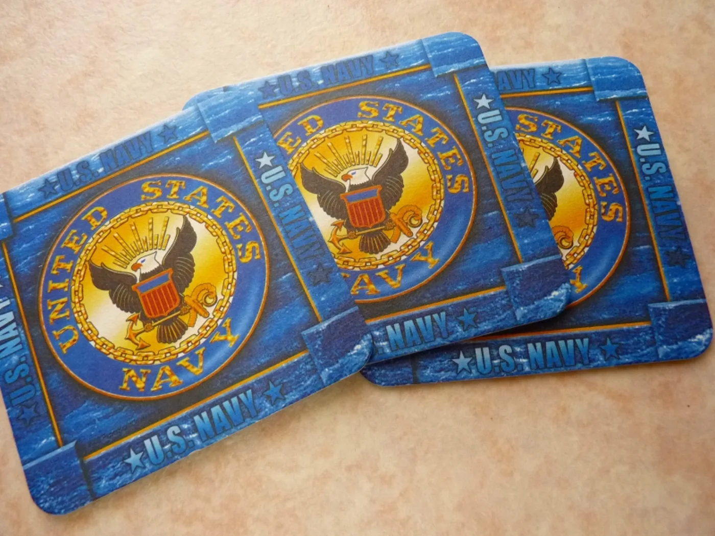 ミリタリーショップ 南国百貨店.COM|沖縄 U.S.NAVY コースター １枚 [ZZ Q-1170] - U.S.N 記録写真5