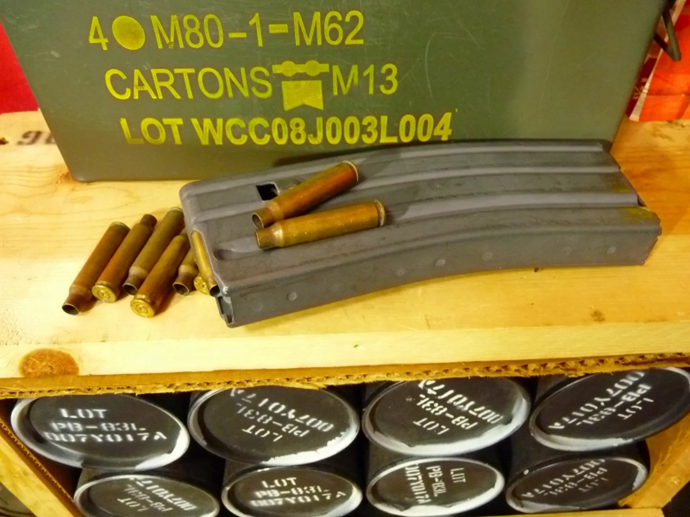 ミリタリーショップ 南国百貨店.COM|沖縄 M16 ３０連用マガジン 薬莢１０個付き [ZZ Q-1582] - M1 記録写真2
