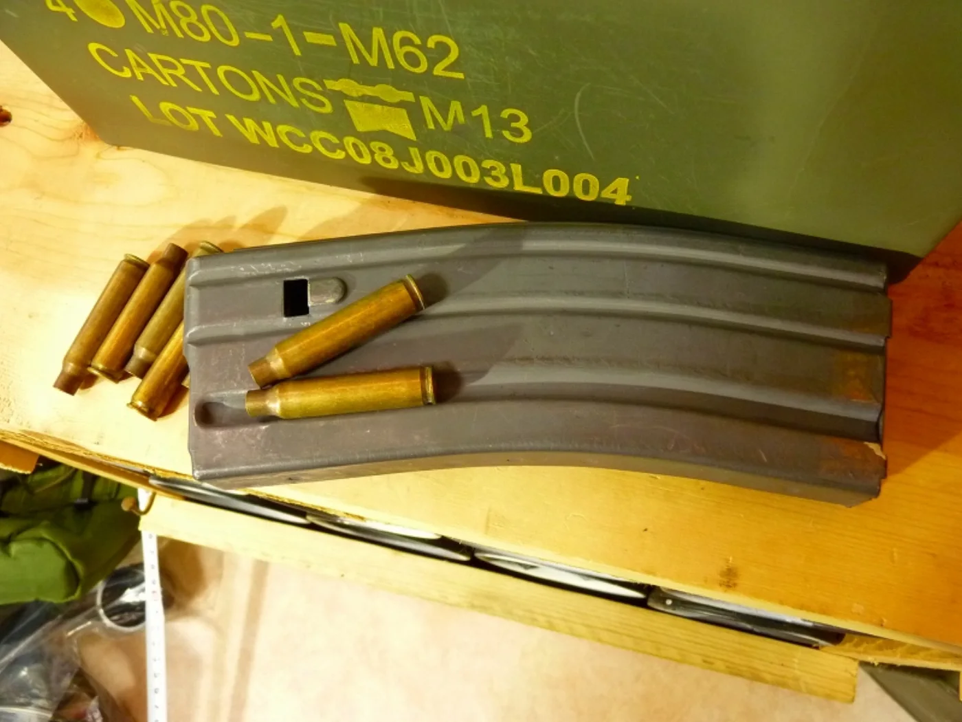 ミリタリーショップ 南国百貨店.COM|沖縄 M16 ３０連用マガジン 薬莢１０個付き [ZZ Q-1582] - M1 記録写真5