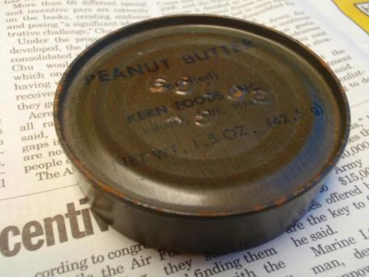 ミリタリーショップ 南国百貨店.COM|沖縄 Cレーション 缶NAM戦 PEANUT BUTTER [ZZZ C-636 記録写真1