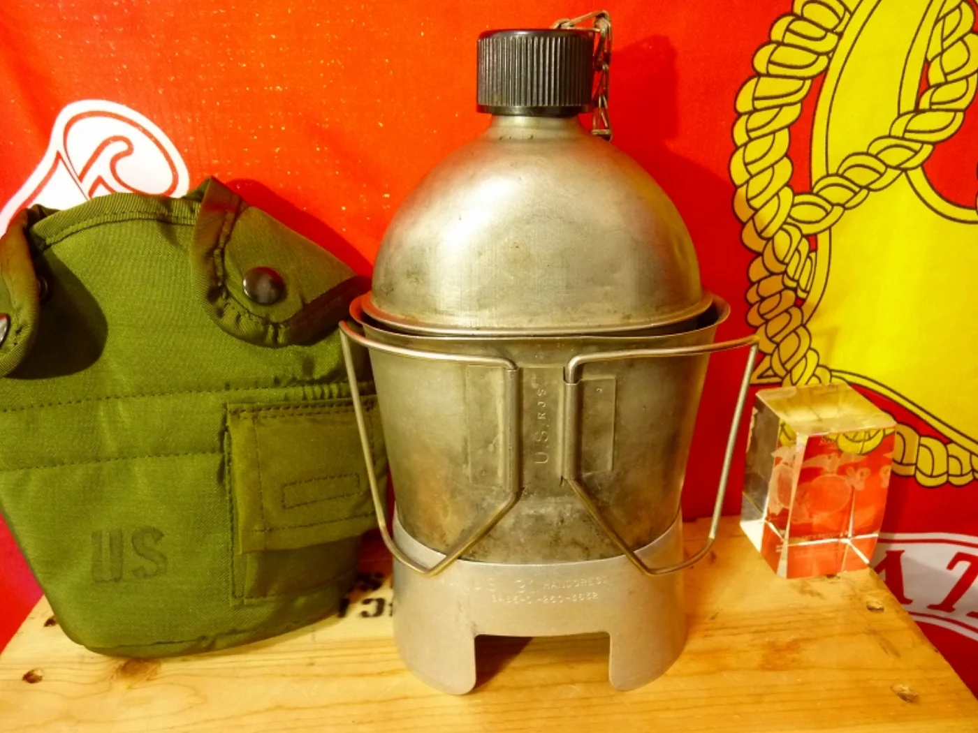 ミリタリーショップ 南国百貨店.COM|沖縄 ステンレスキャンティーン湯沸かしセット 1944 [Q-1613] - ス 記録写真3