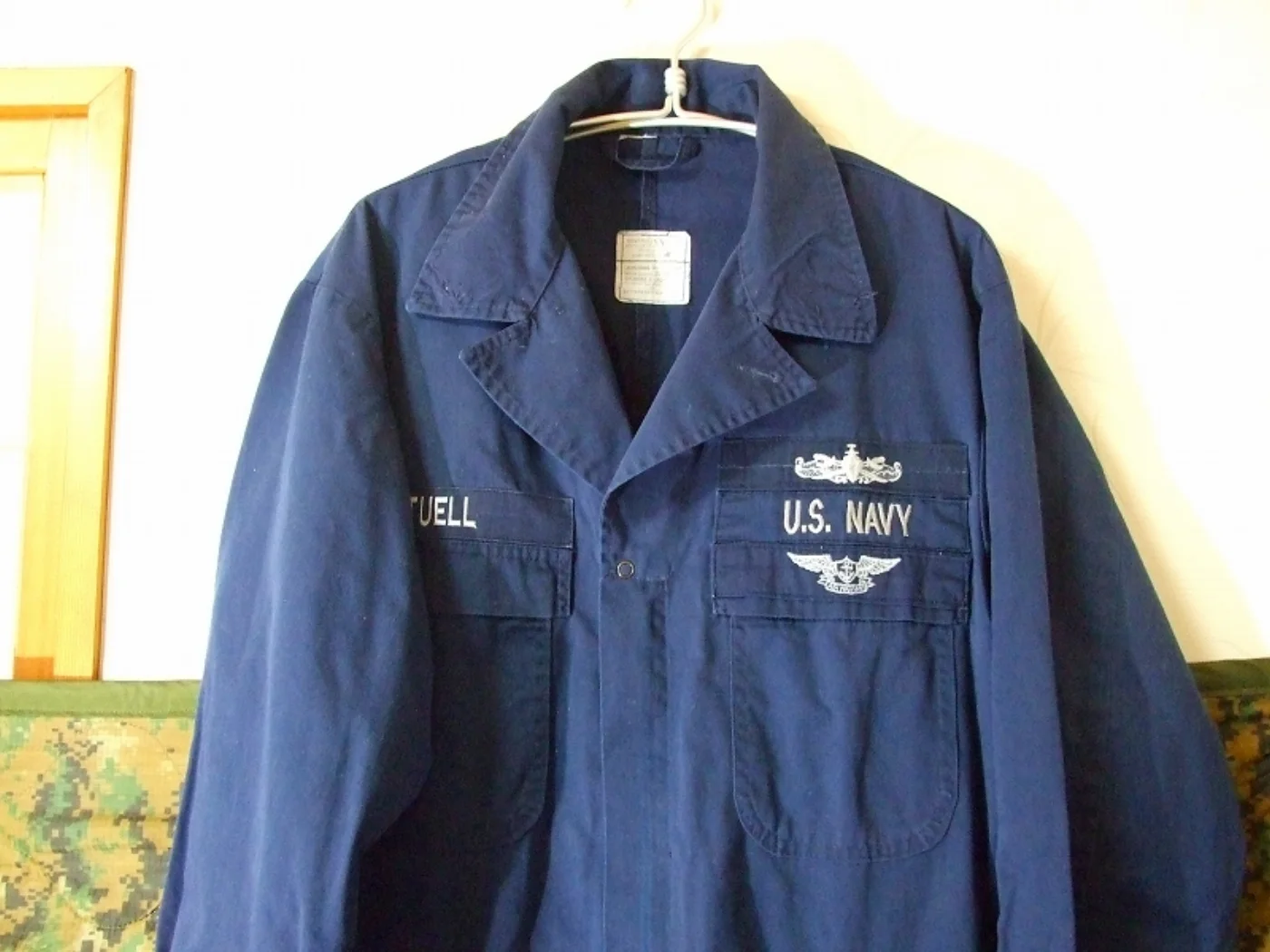 ミリタリーショップ 南国百貨店.COM|沖縄 U.S.NAVY かっこいいメカニックつなぎ 44R [Q-1657] - 記録写真5