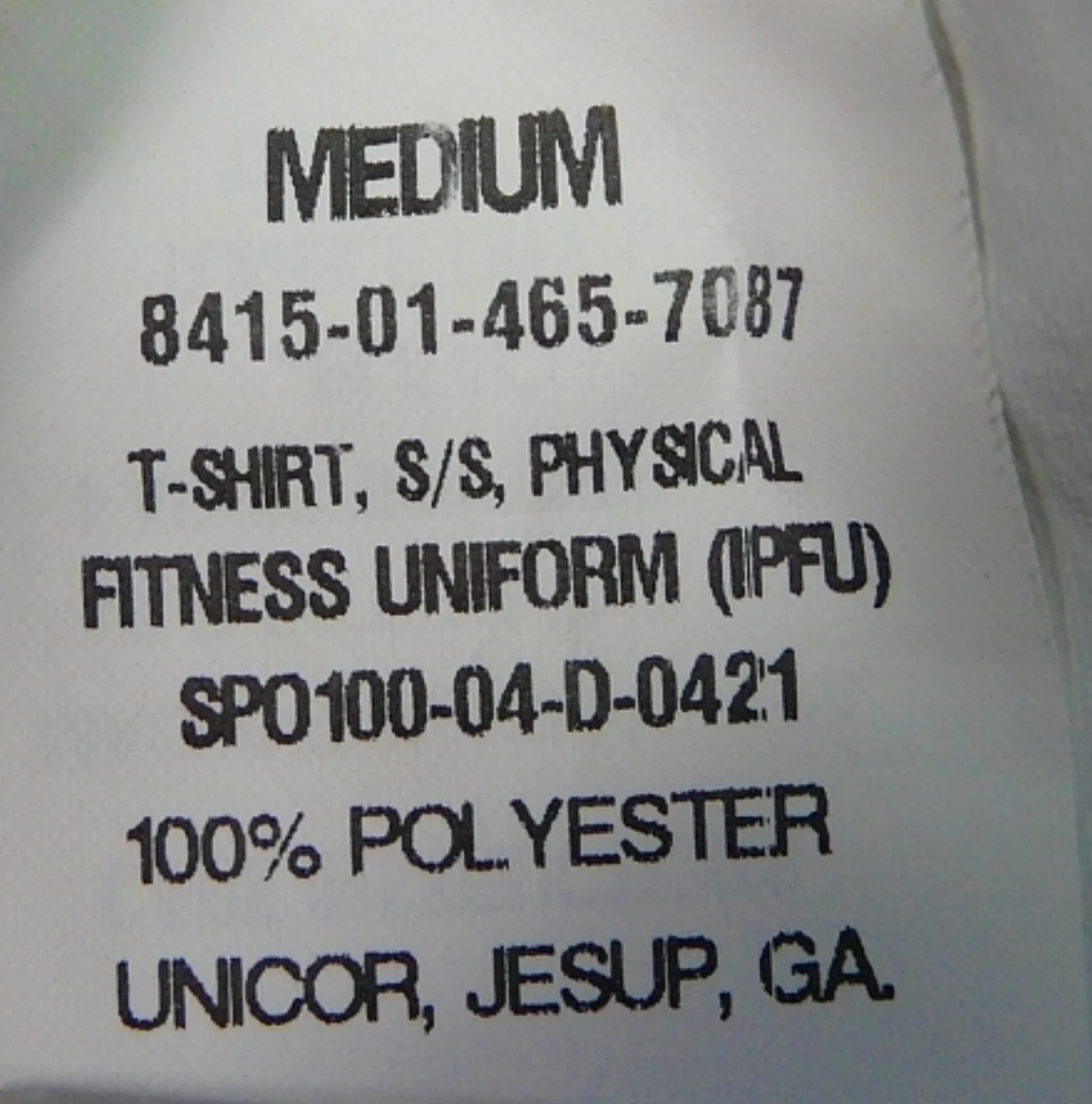 ミリタリーショップ 南国百貨店.COM|沖縄 U.S.ARMY 米軍官給品Tシャツ M [ZZ G-951] - U.S 記録写真4