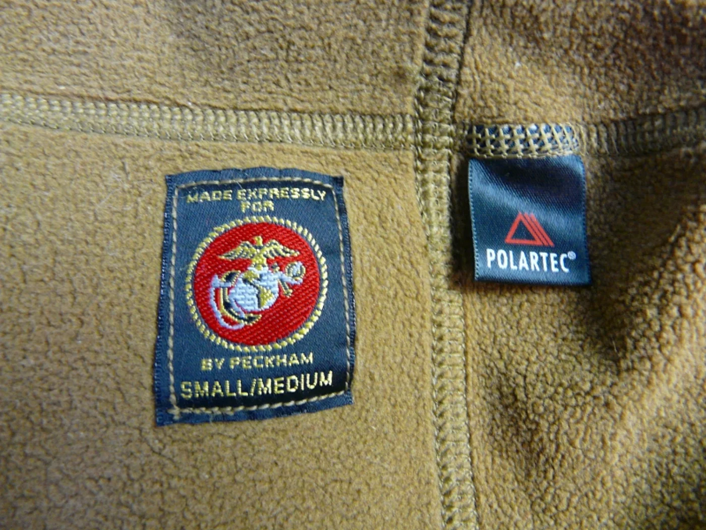ミリタリーショップ 南国百貨店.COM|沖縄 USMC コヨーテ ポーラテック フリースキャップ [ZZ E-1326] 記録写真3