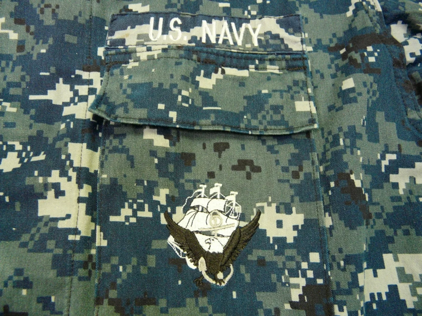ミリタリーショップ 南国百貨店.COM|沖縄 NWU U.S.NAVY 新型ユニフォーム ジャケット [Z-1574] 記録写真4