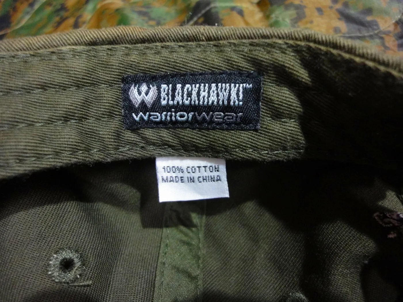 ミリタリーショップ 南国百貨店.COM|沖縄 BLACK HAWK! ベースボールキャップ [ZZ Q-1684] - 記録写真6
