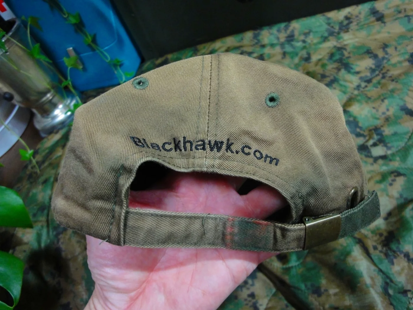 ミリタリーショップ 南国百貨店.COM|沖縄 BLACK HAWK! ベースボールキャップ [ZZ Q-1684] - 記録写真7