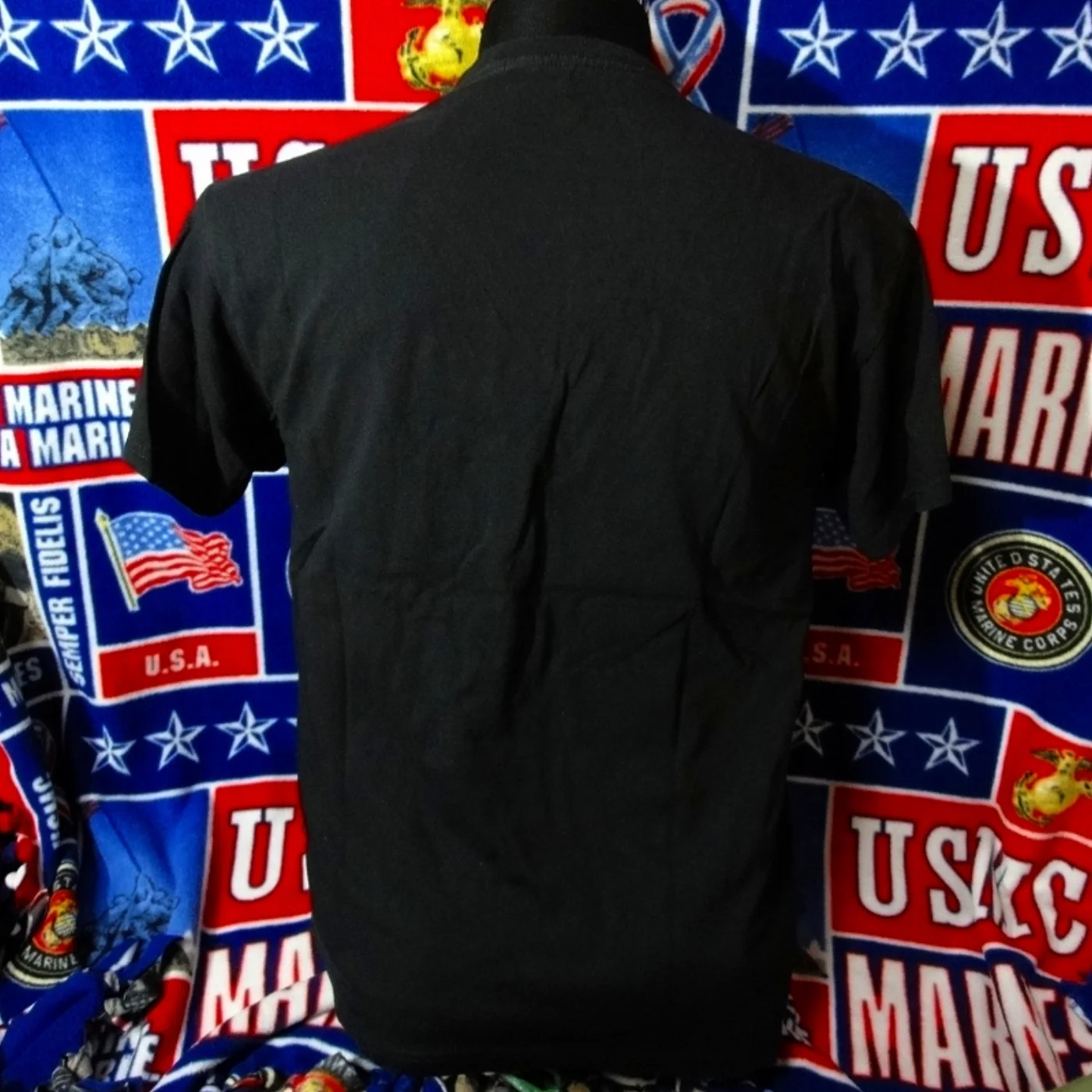 ミリタリーショップ 南国百貨店.COM|沖縄 USMC 黒 M コットン100% [ZZ Q-1731] - USMC& 記録写真3