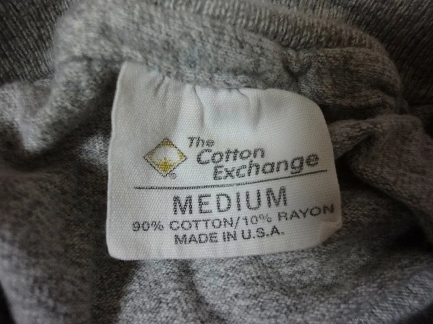 ミリタリーショップ 南国百貨店.COM|沖縄 優しい肌触り USMC グレー M コットン90% レーヨン10% [ZZ 記録写真6
