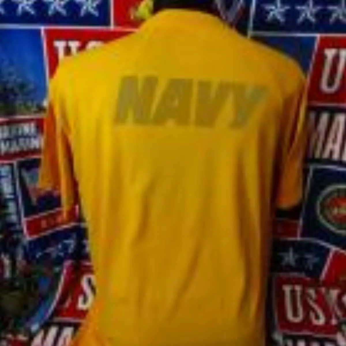 ミリタリーショップ 南国百貨店.COM|沖縄 U.S.NAVY Tシャツ L 反射文字 [ZZ Q-1749] - U. 記録写真1