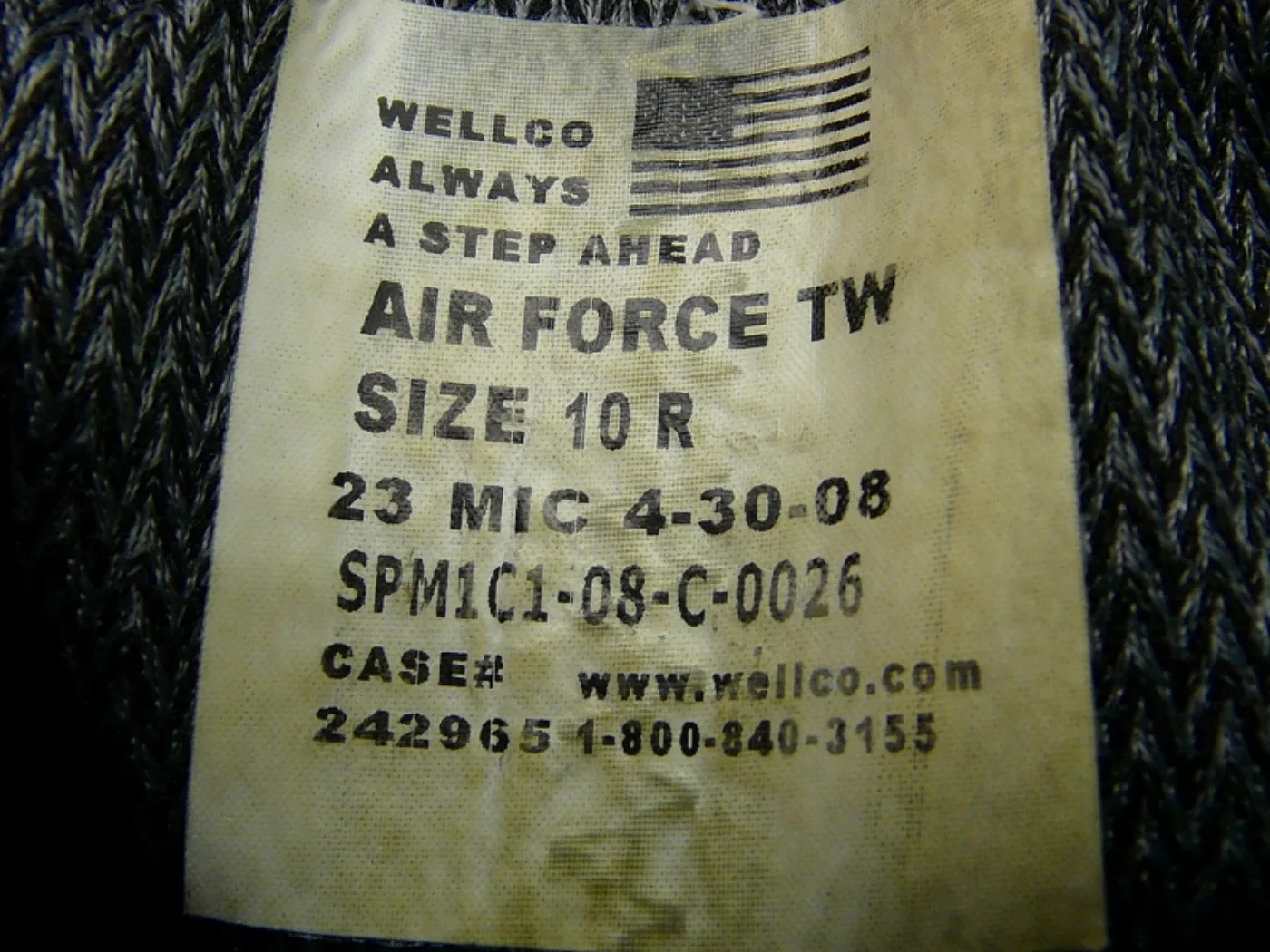 ミリタリーショップ 南国百貨店.COM|沖縄 AIRFORCEブーツ 10R 28cm [ZZ B-1148] - AI 記録写真7