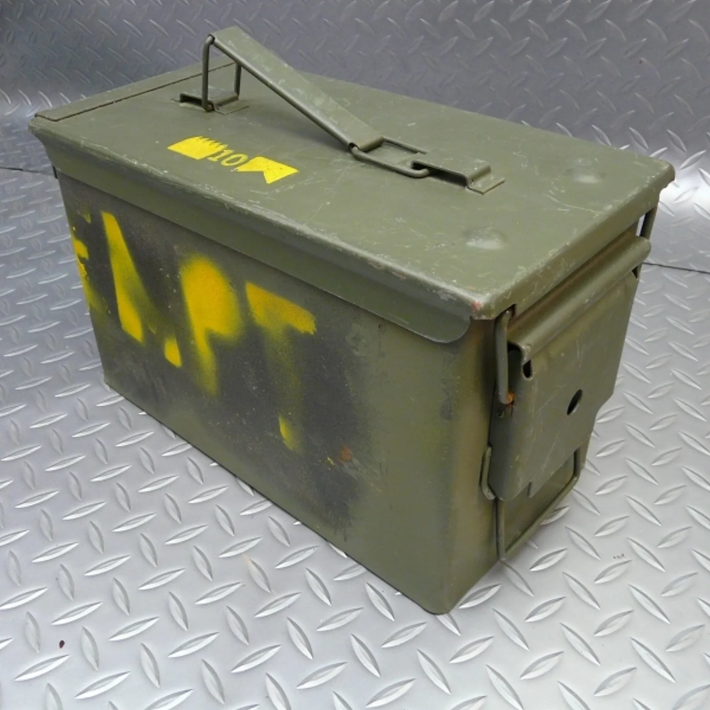 ミリタリーショップ 南国百貨店.COM|沖縄 アーモボックス 約15x30x18cm 中古良品 [B-1297] - 米 記録写真2