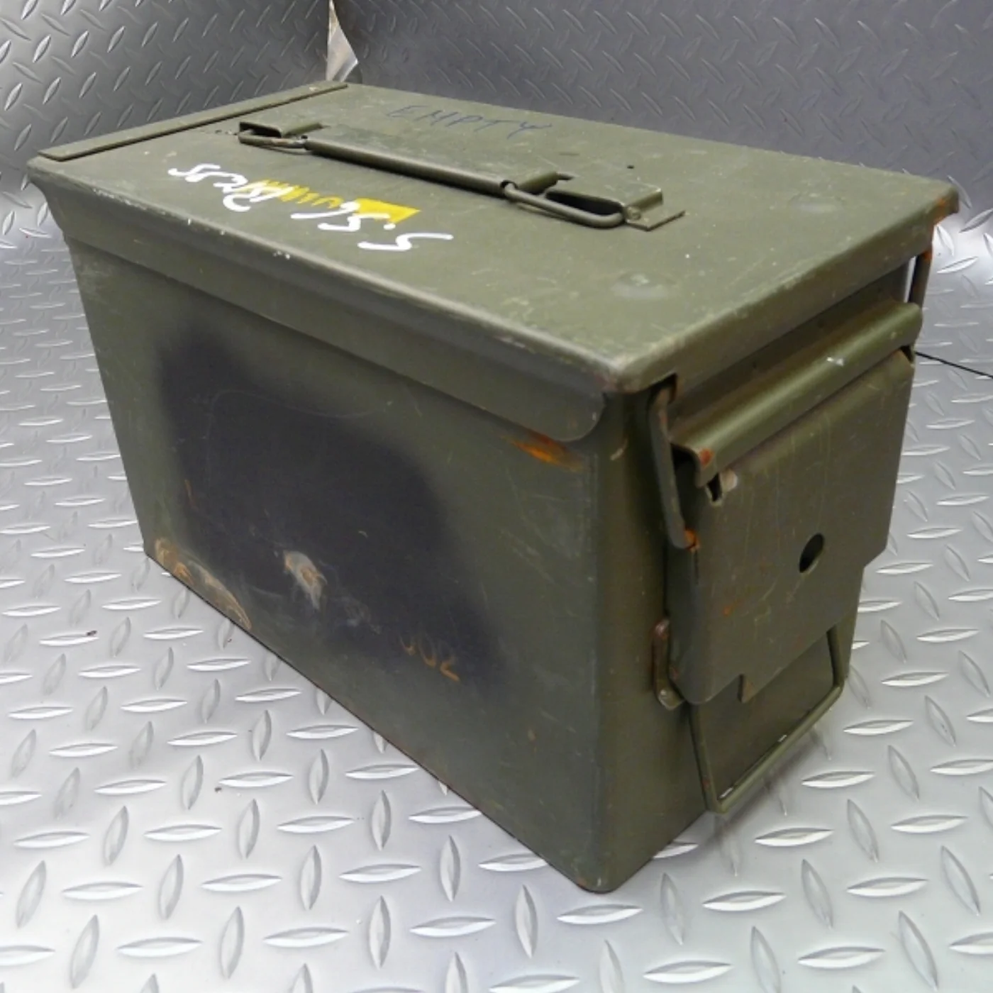ミリタリーショップ 南国百貨店.COM|沖縄 アーモボックス 約15x30x18cm [B-1302] - 米軍で使用さ 記録写真2