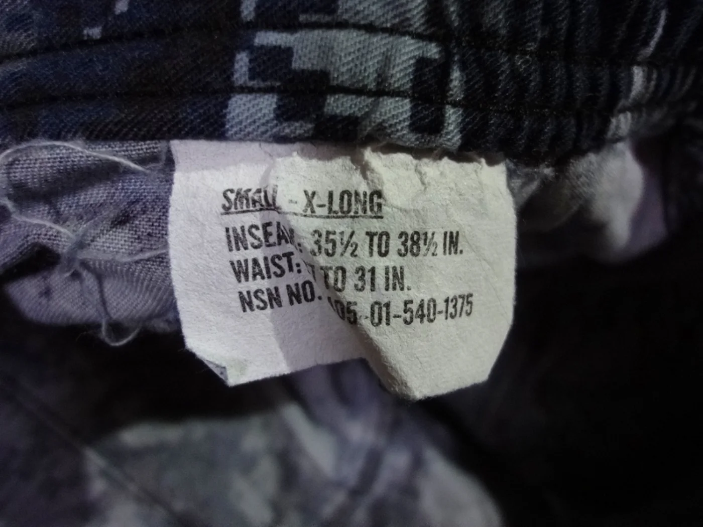 ミリタリーショップ 南国百貨店.COM|沖縄 映画「バトルシップ」NAVY新型パンツ NWU S-XL [ZZ Q-18 記録写真6