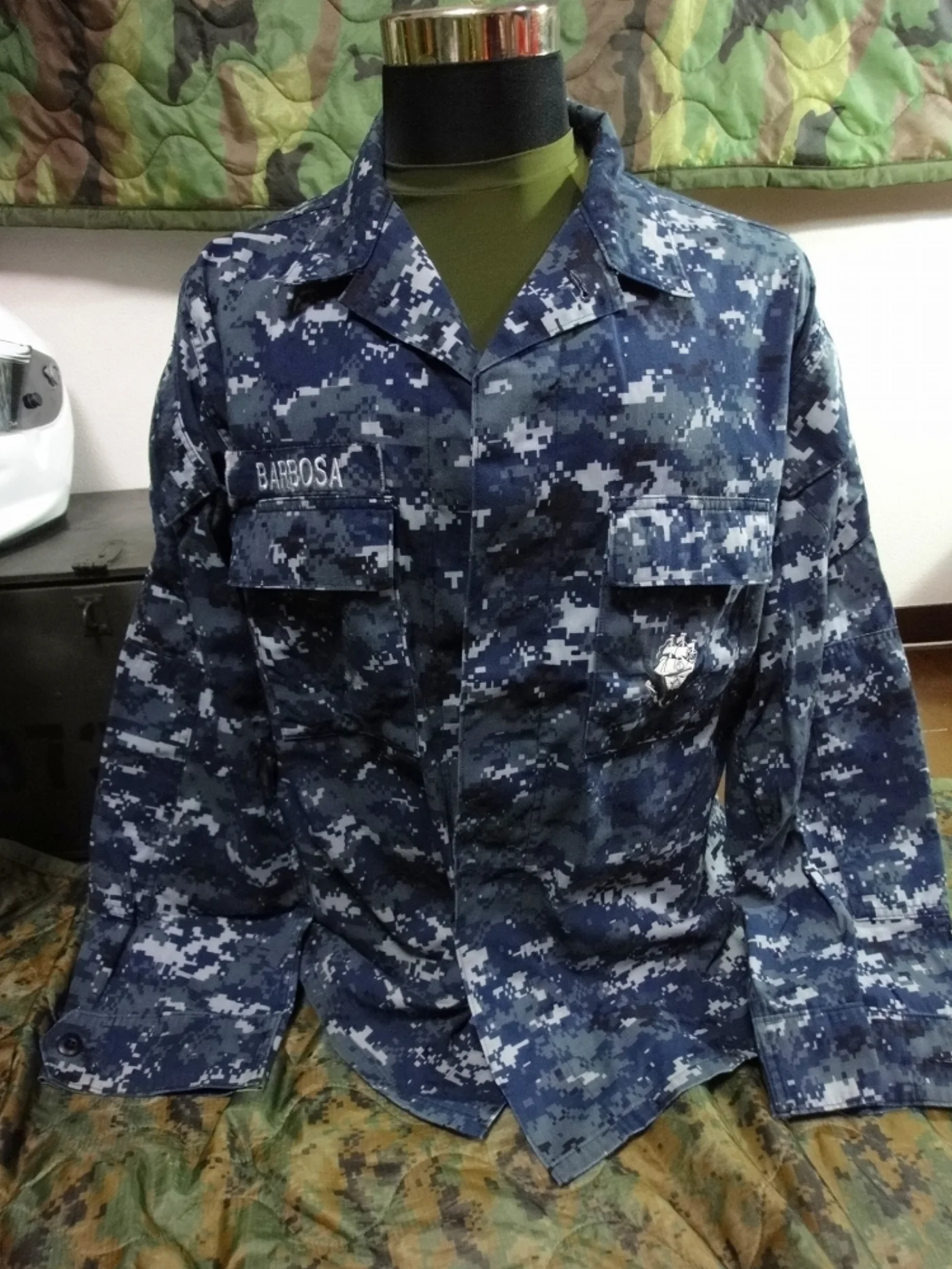 ミリタリーショップ 南国百貨店.COM|沖縄 映画「バトルシップ」NAVY新型ジャケット NWU L-L [ZZ Q-1 記録写真4