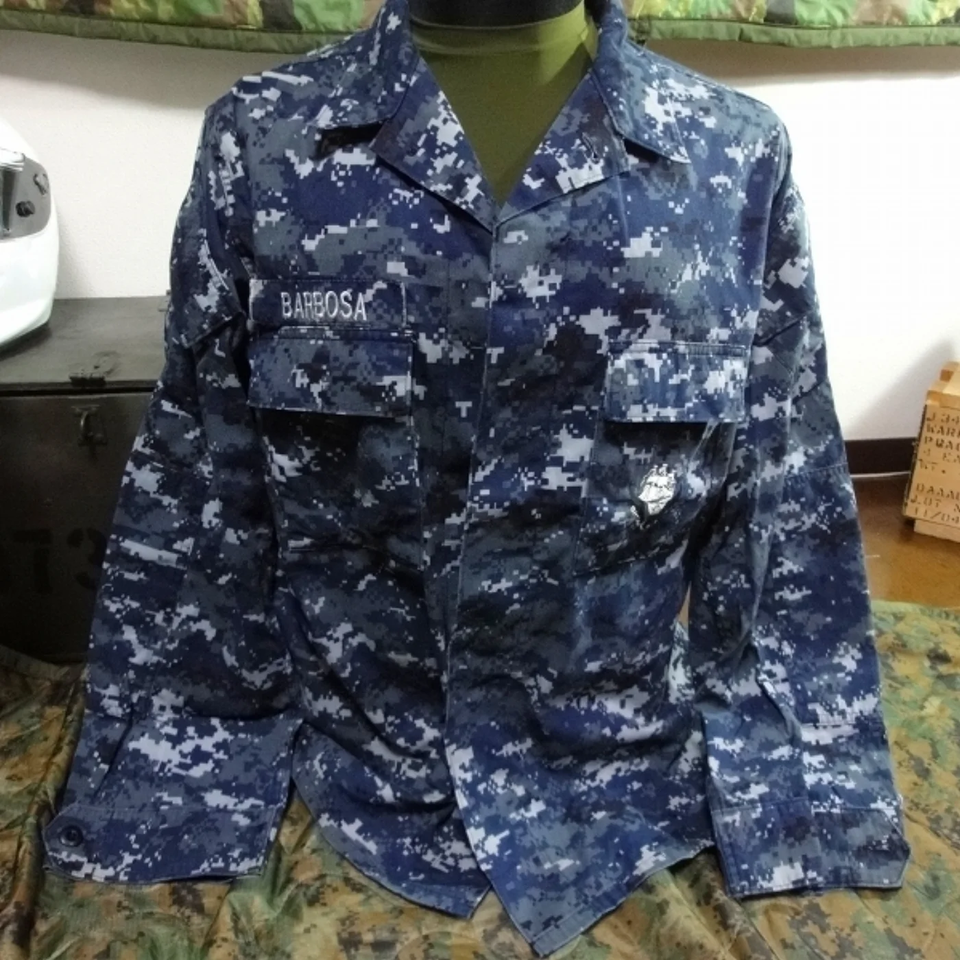 ミリタリーショップ 南国百貨店.COM|沖縄 映画「バトルシップ」NAVY新型ジャケット NWU L-L [ZZ Q-1 記録写真5