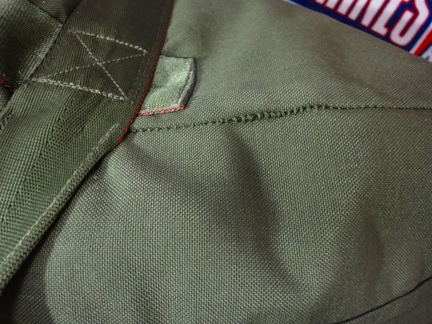 ミリタリーショップ 南国百貨店.COM|沖縄 FLYERS KITBAG 水色ステンシル入り 極上品 [Z Q-1779 記録写真4