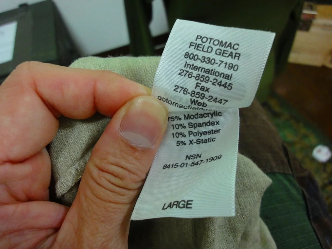 ミリタリーショップ 南国百貨店.COM|沖縄 USMC FROG インナーシャツ L 極上 [Q-1793] - USM 記録写真6