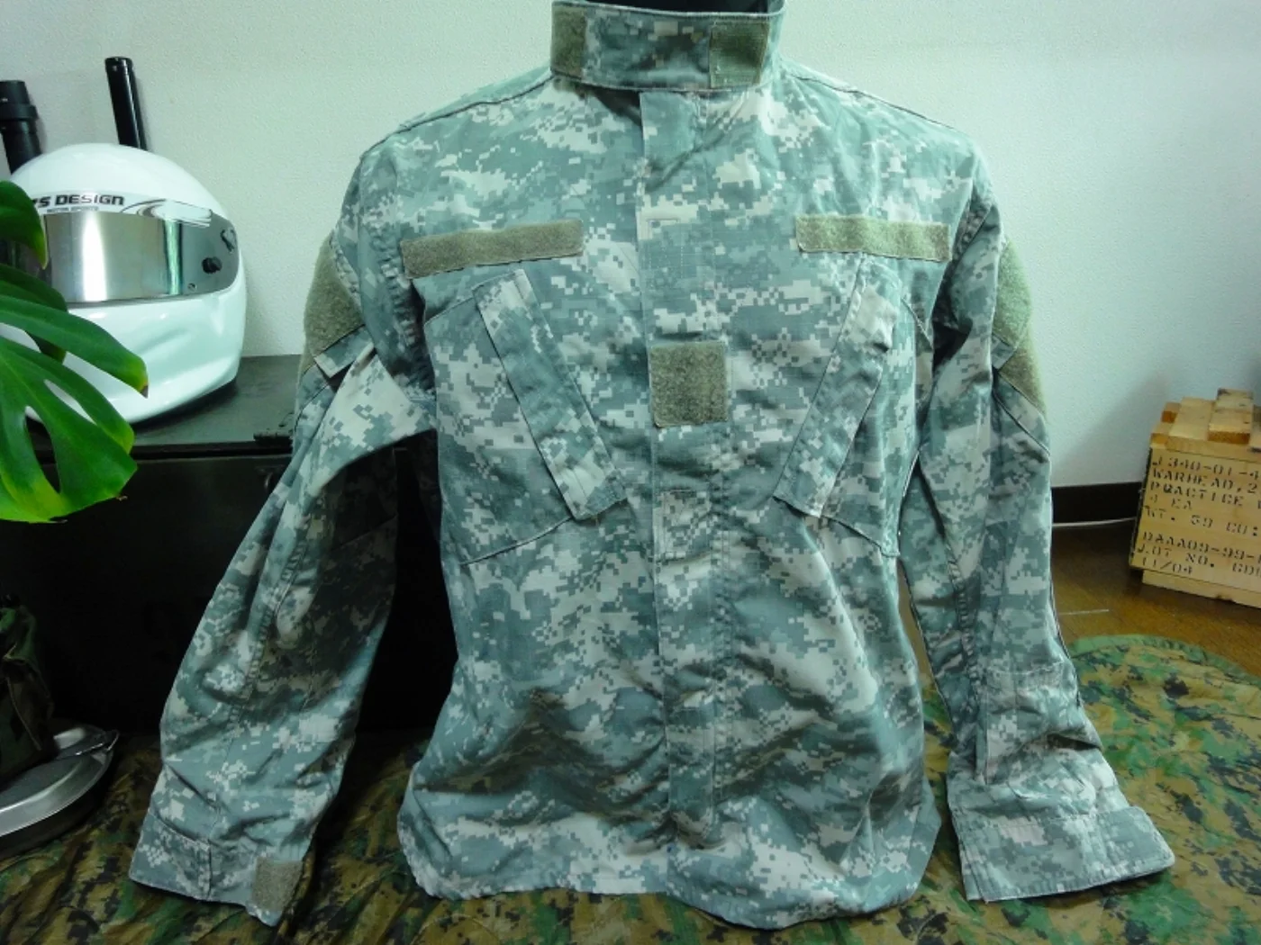 ミリタリーショップ 南国百貨店.COM|沖縄 ACU ジャケット M-R 中古良品 [ZZZ Q-1823] - ACU 記録写真2