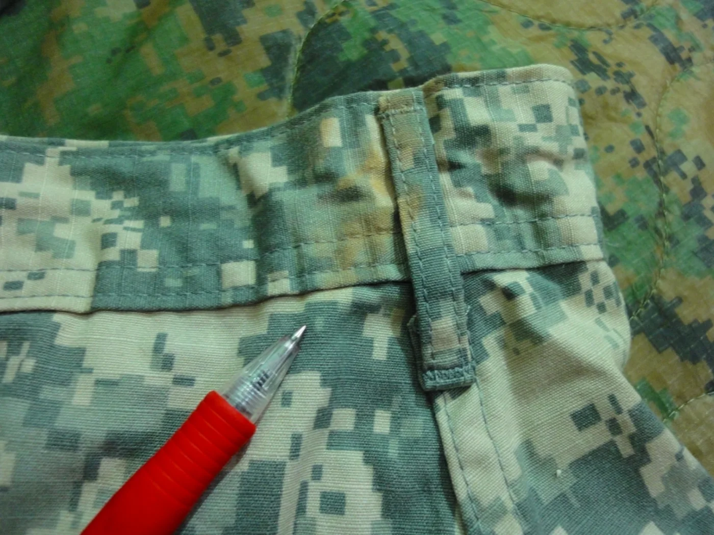 ミリタリーショップ 南国百貨店.COM|沖縄 ACU ARMY パンツ L-S 中古良品 [ZZZ Q-1826] - 記録写真7