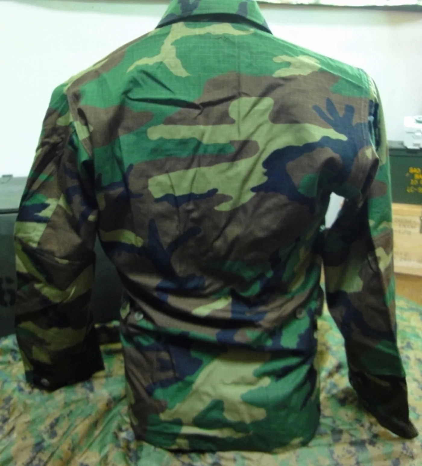 ミリタリーショップ 南国百貨店.COM|沖縄 BDU 迷彩服 極上品 Rip-Stop XS-S [ZZZ Q-1850 記録写真3