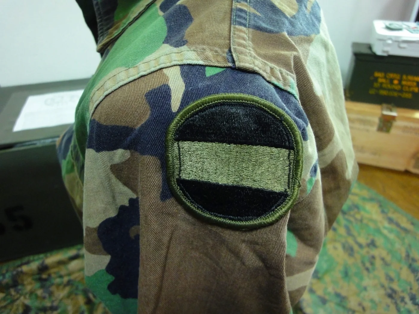 ミリタリーショップ 南国百貨店.COM|沖縄 U.S.ARMY 迷彩服 S-S ワッペン付き [ZZZ Q-1852] 記録写真8