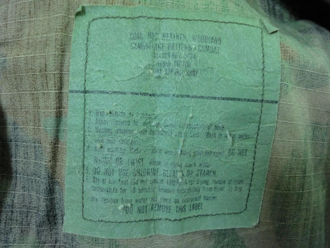 ミリタリーショップ 南国百貨店.COM|沖縄 USMC BDU 迷彩服 S-L [ZZZ Q-1854] - BDU 迷 記録写真7
