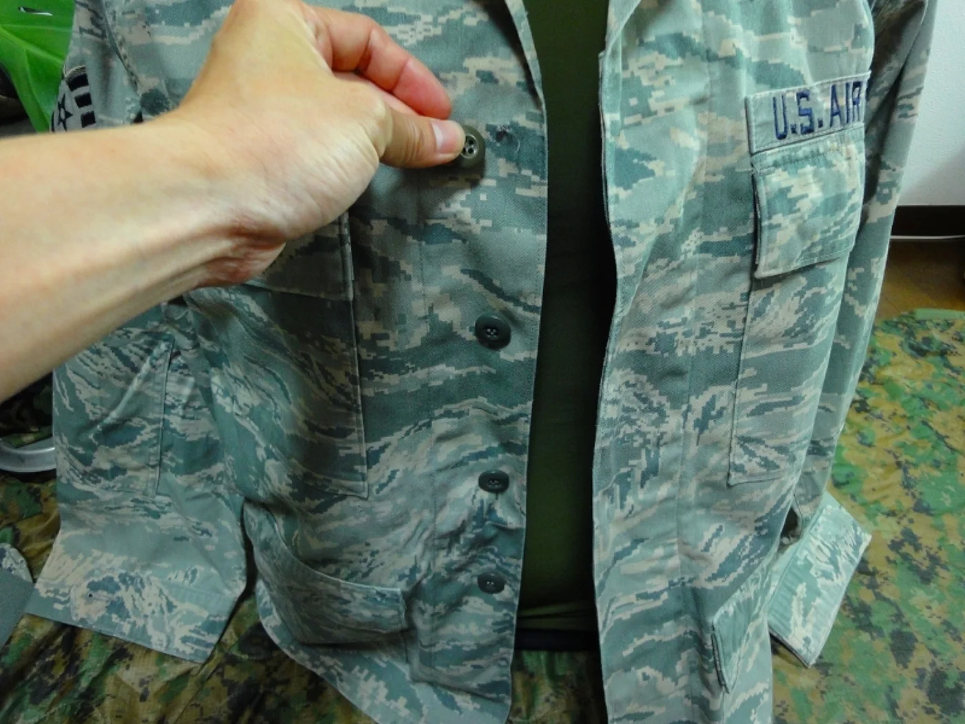 ミリタリーショップ 南国百貨店.COM|沖縄 USAF ABU ジャケット 40R (L-R) [Q-1858] - U 記録写真6