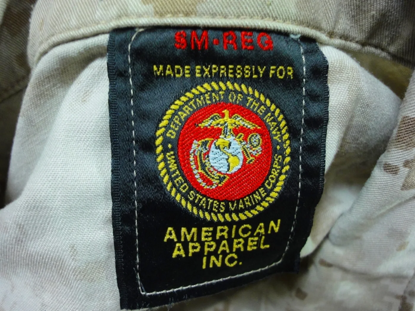 ミリタリーショップ 南国百貨店.COM|沖縄 NAVY マーパット デザート ジャケット S-R [Q-1867] - 記録写真6