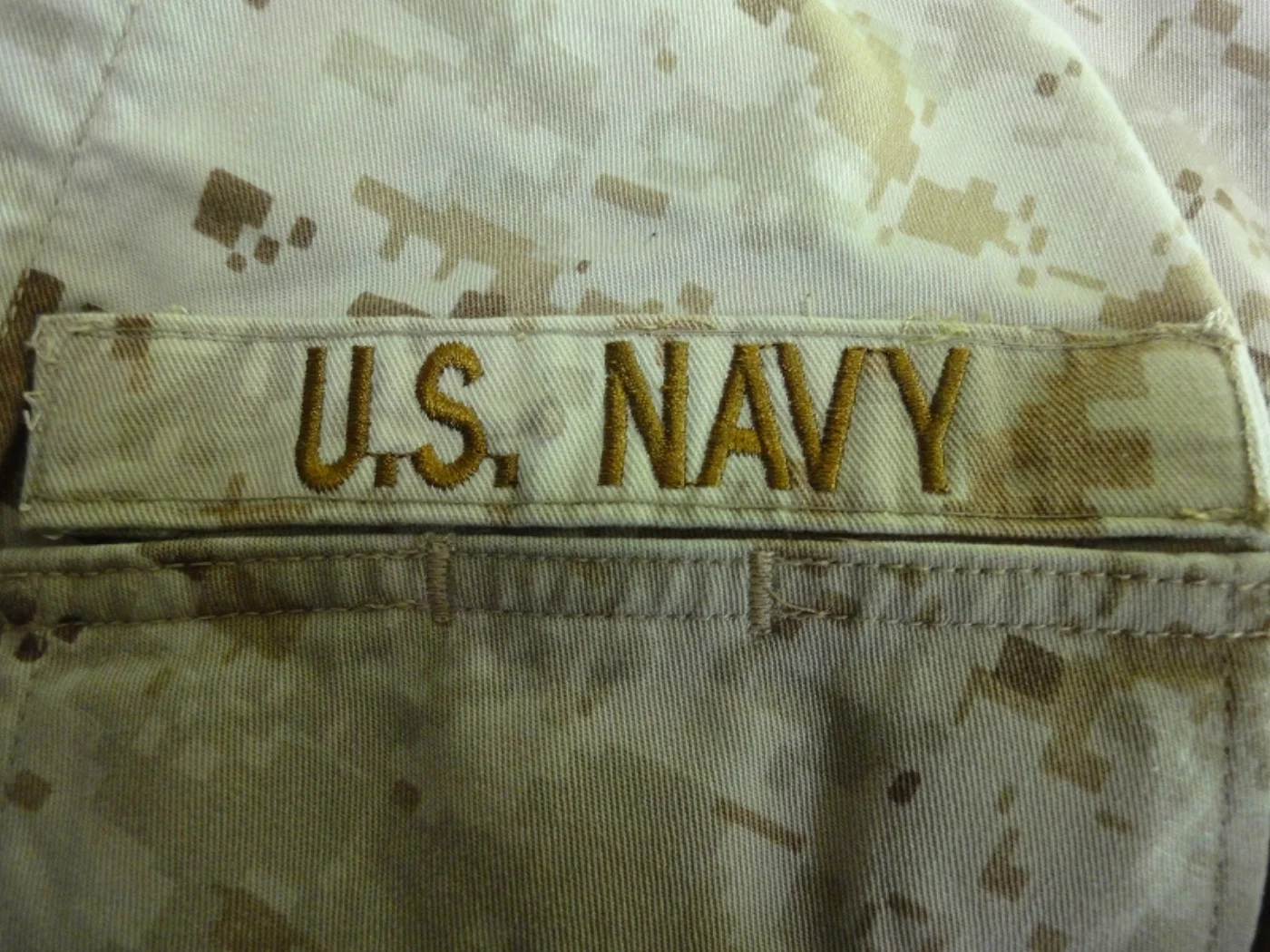 ミリタリーショップ 南国百貨店.COM|沖縄 NAVY マーパット デザート ジャケット S-R [Q-1867] - 記録写真7