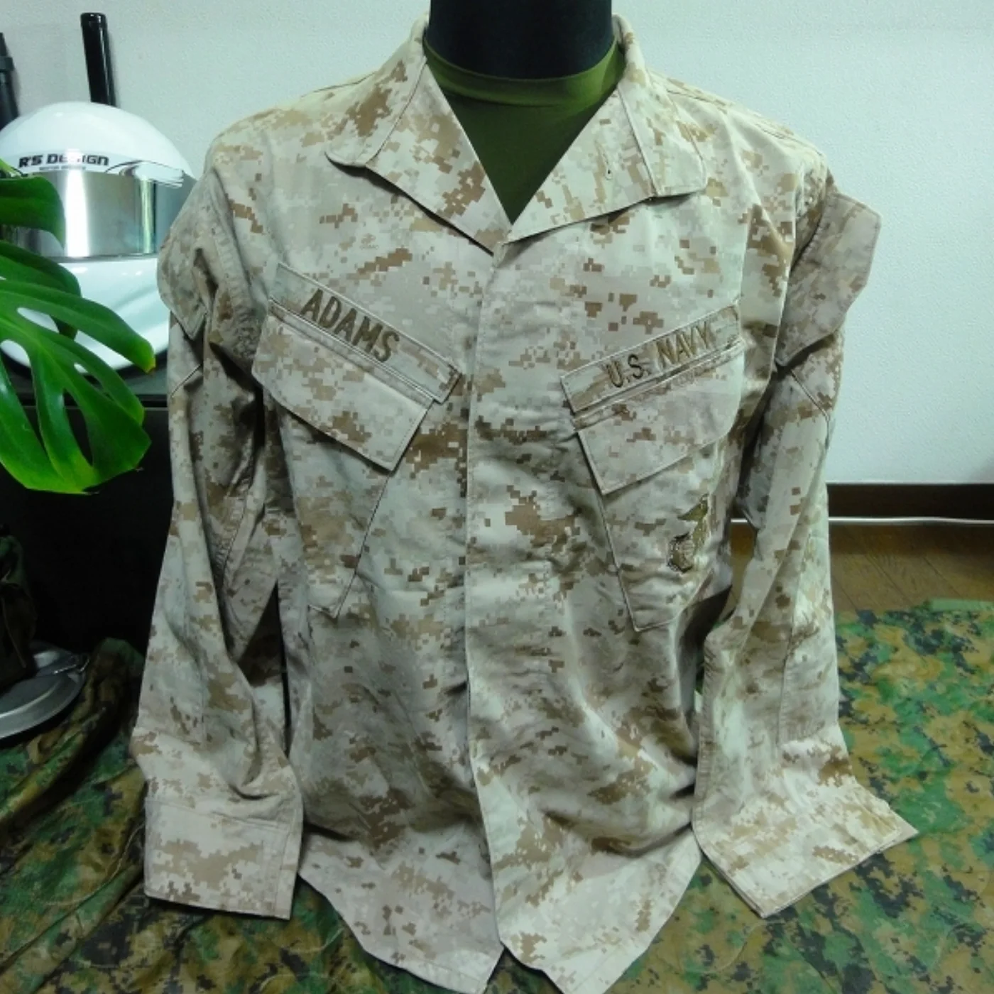 ミリタリーショップ 南国百貨店.COM|沖縄 NAVY マーパット デザート ジャケット M-R [ZZZ Q-1868 記録写真2