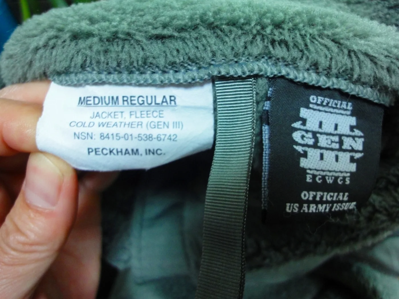 ミリタリーショップ 南国百貨店.COM|沖縄 ARMY GEN III フリース M-R [Q-1870] - ARMY 記録写真7