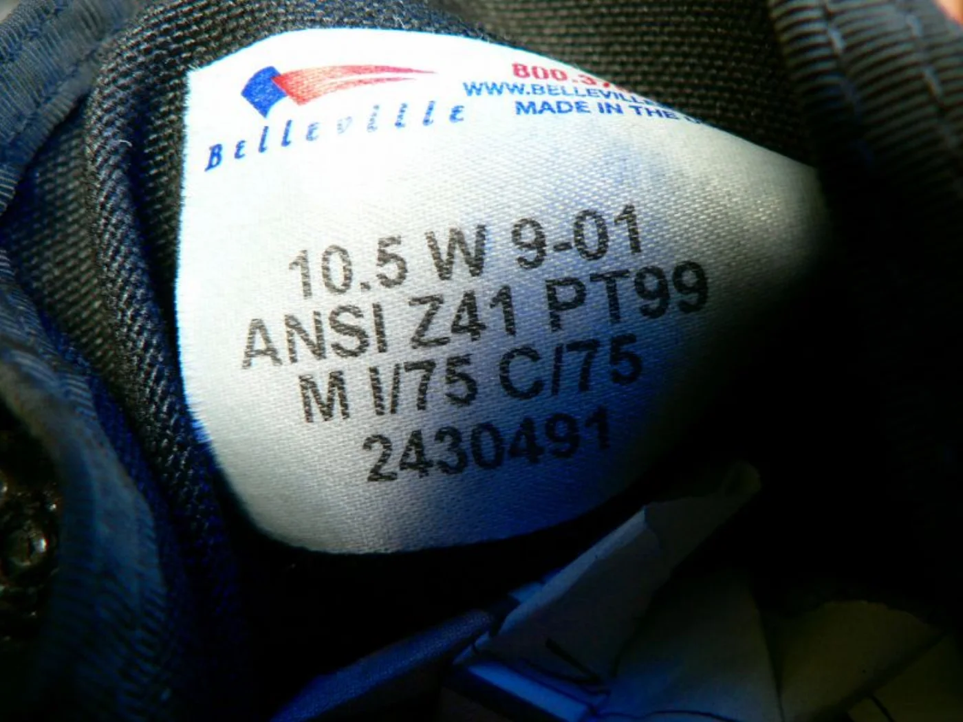ミリタリーショップ 南国百貨店.COM|沖縄 Belleville コンバットブーツ 10.5W 未使用品 [B-496 記録写真5