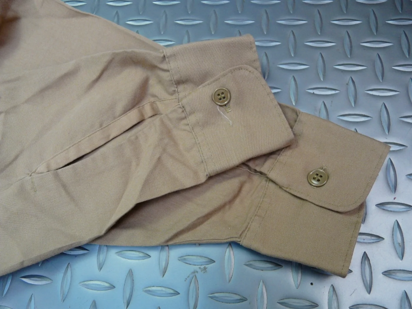 ミリタリーショップ 南国百貨店.COM|沖縄 SHIRT MANS DSA100-75 カーキシャツ [ZZ G-979 記録写真7