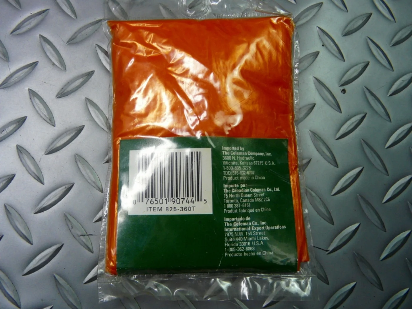 ミリタリーショップ 南国百貨店.COM|沖縄 U.S.Coleman DISPOSABLE EMERGENCY PONC 記録写真3