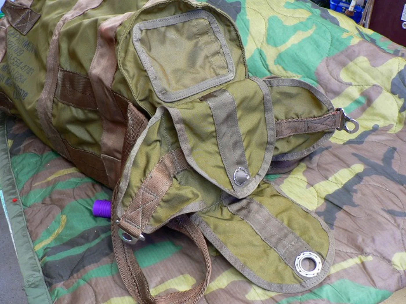 ミリタリーショップ 南国百貨店.COM|沖縄 パラシュートバッグ DEPLOYMENT BAG [ZZ A-193] - 記録写真2