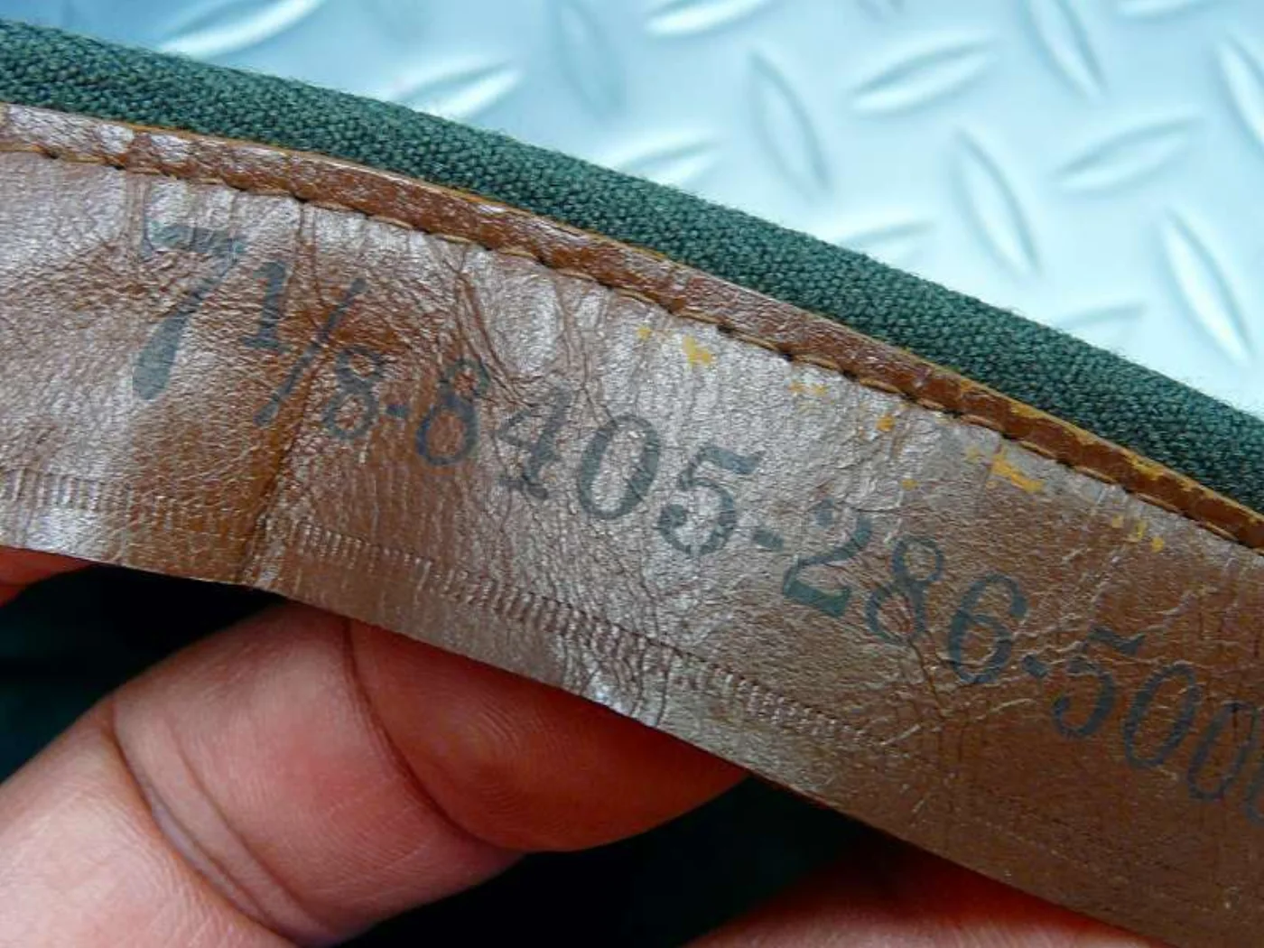 ミリタリーショップ 南国百貨店.COM|沖縄 ARMY 帽子 グリーン ウール100% 7(1/8) 57cm S [Z 記録写真6