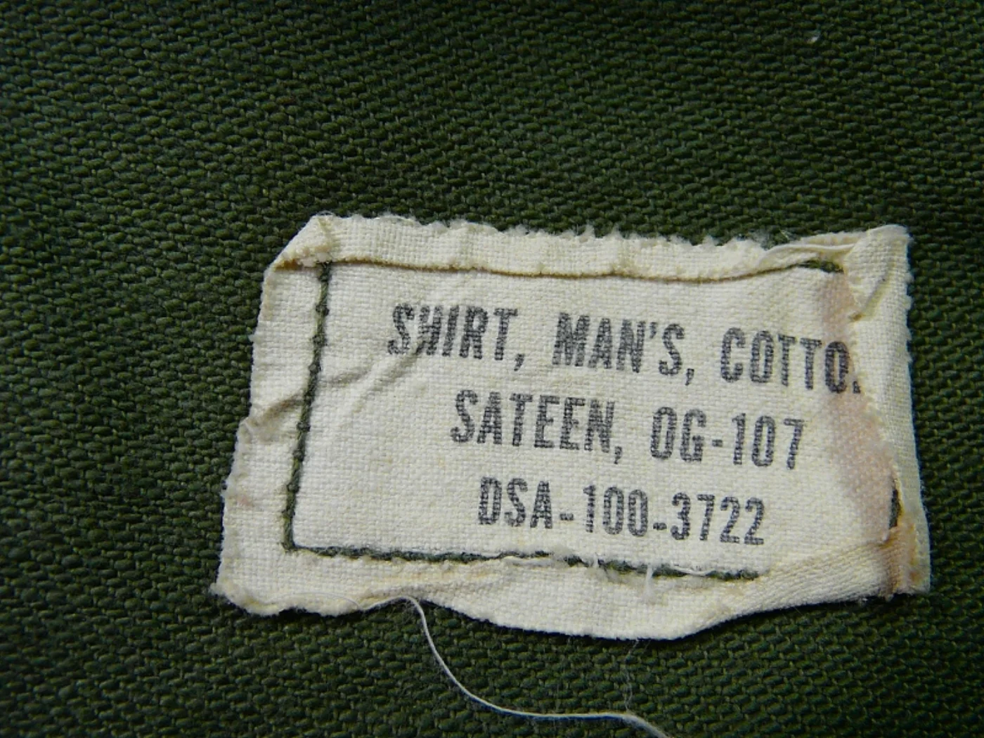 ミリタリーショップ 南国百貨店.COM|沖縄 USMC OD コットンシャツ [ZZ G-981] - USMC OD 記録写真8