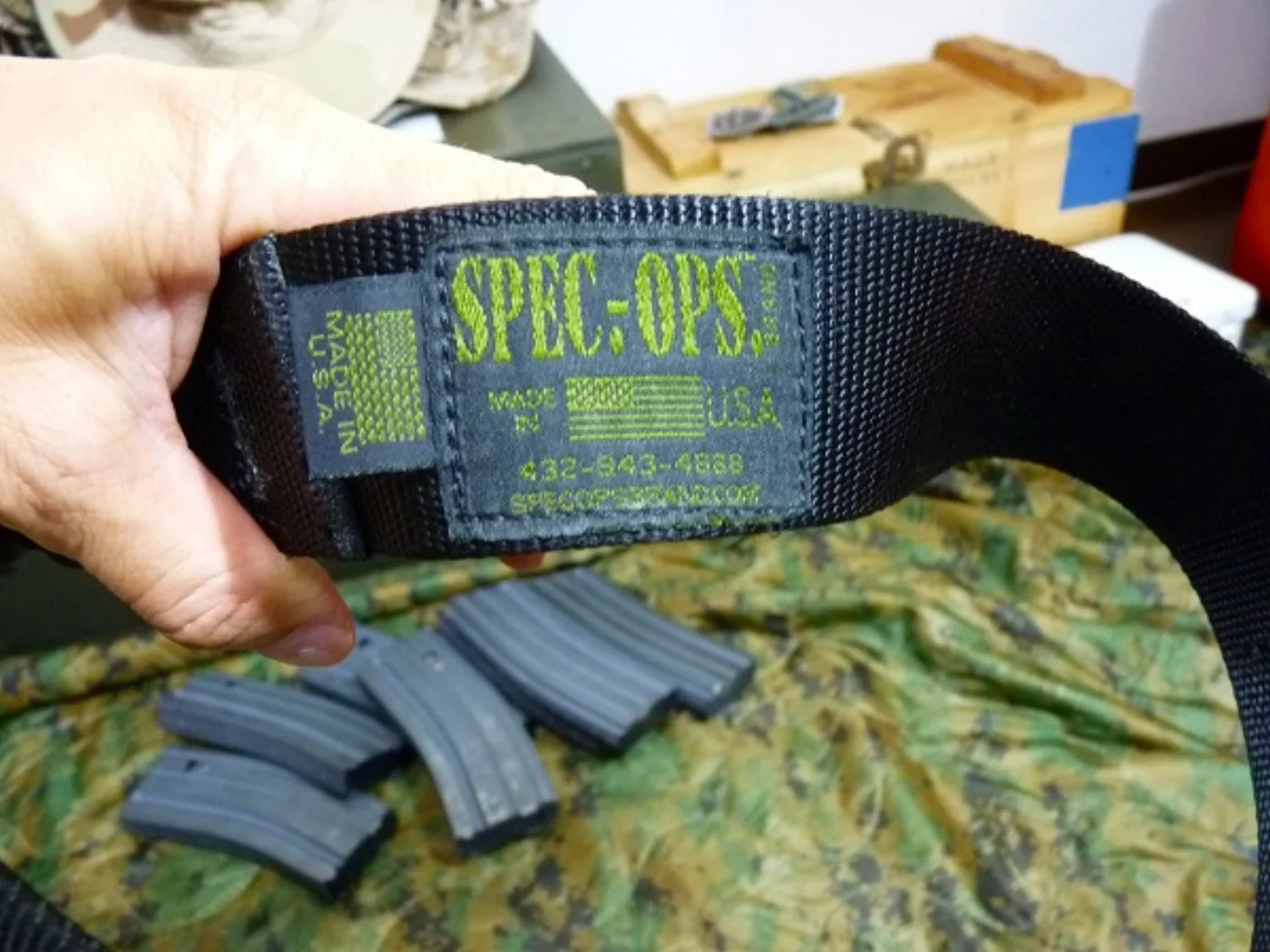 ミリタリーショップ 南国百貨店.COM|沖縄 ラペリング ベルト 黒 SPEC-OPS [Q-1920] - ラペリング 記録写真4