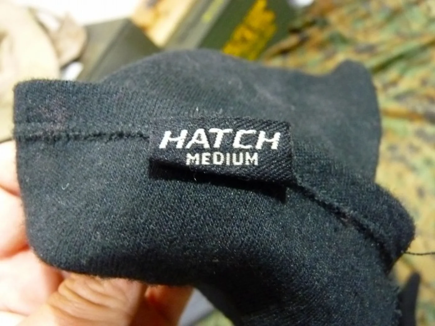 ミリタリーショップ 南国百貨店.COM|沖縄 パイロットグローブ 黒 HATCH M 中古 [ZZ Q-1921] - 記録写真4