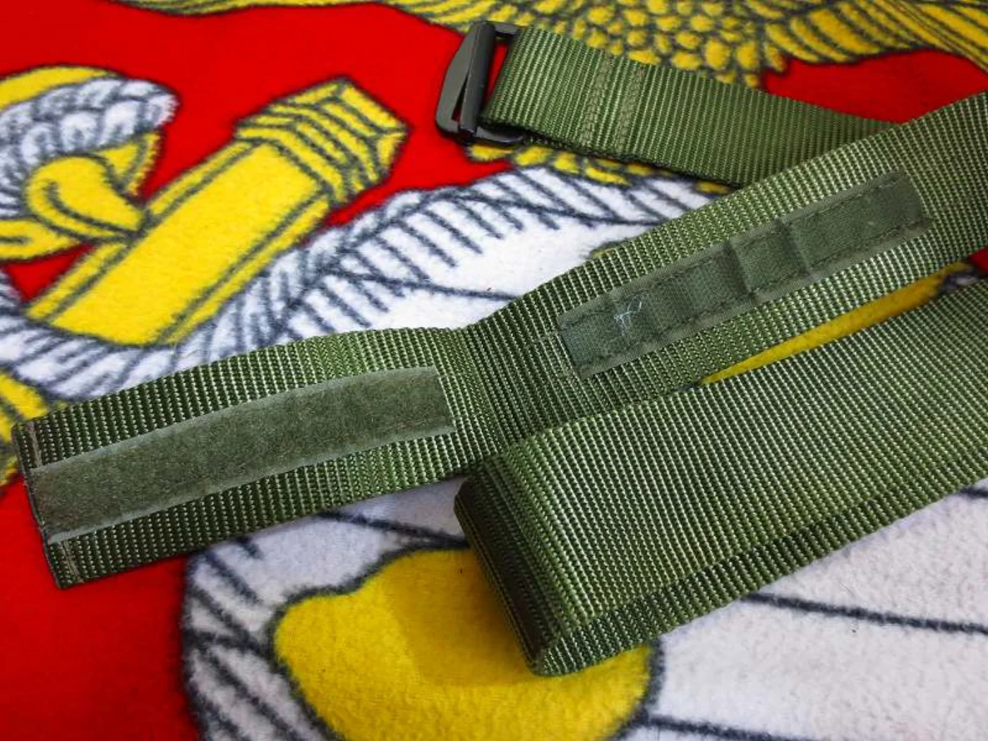 ミリタリーショップ 南国百貨店.COM|沖縄 USMC 官給品 OD ベルト ベルクロ付き XL [Q-1960] - 記録写真3