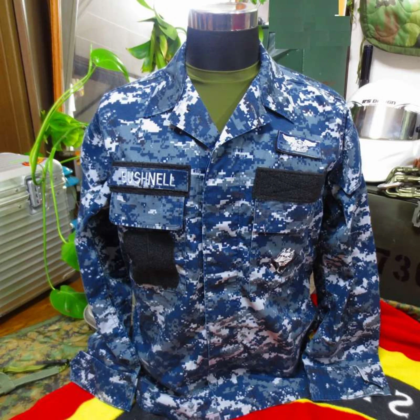 ミリタリーショップ 南国百貨店.COM|沖縄 NWU NAVY 新型迷彩服 ジャケット M-R [ZZ Q-1971] 記録写真5