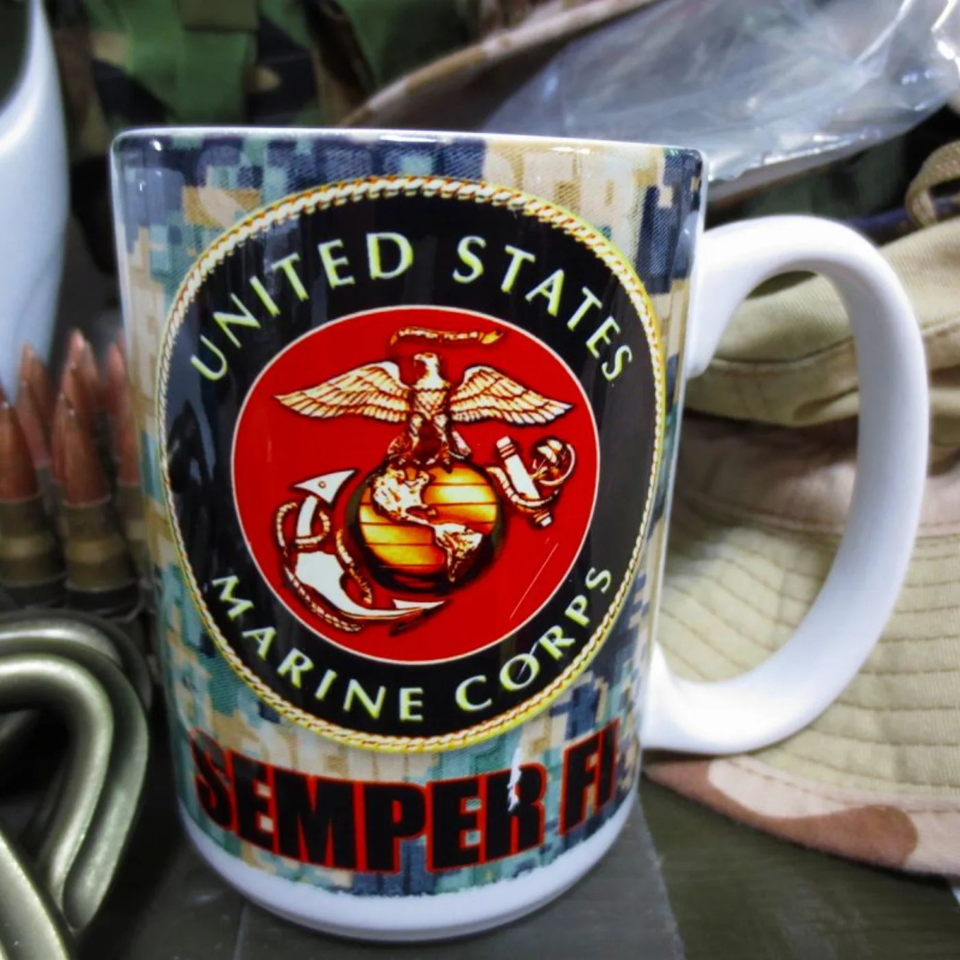 ミリタリーショップ 南国百貨店.COM|沖縄 USMC マグカップ [ZZ Q-1973] - USMC マグカップ米軍 記録写真2