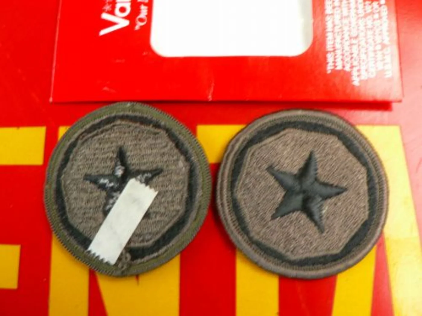 ミリタリーショップ 南国百貨店.COM|沖縄 ミリタリーワッペン ★ [X-135] - ミリタリー ワッペン 米軍放出 記録写真4