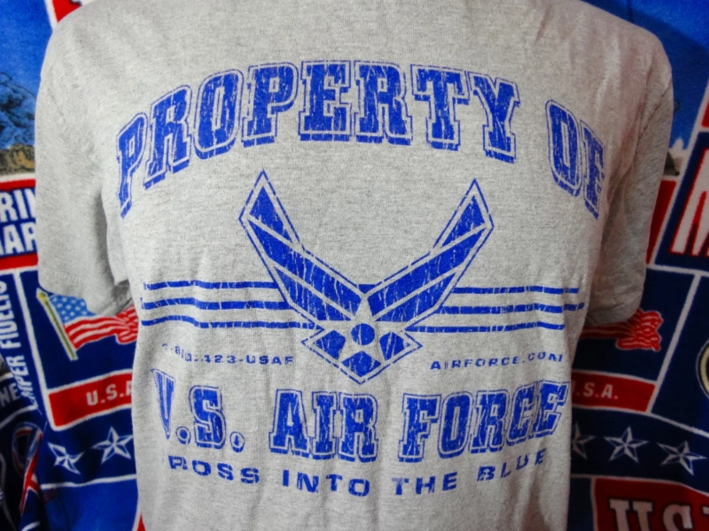 ミリタリーショップ 南国百貨店.COM|沖縄 U.S.AIR FORCE L コットン90% ポリエステル10% [ZZ 記録写真4